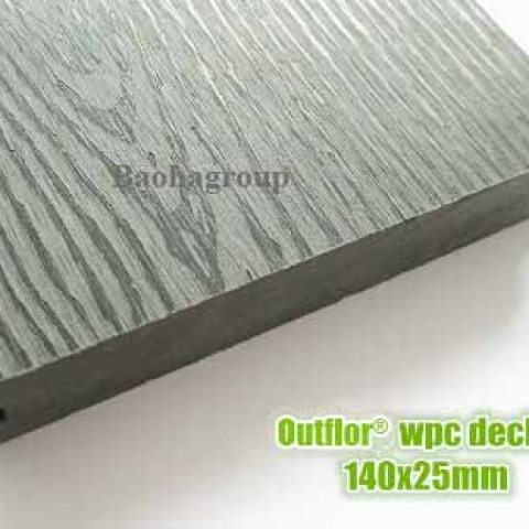 Sàn gỗ nhựa WPC ngoài trời tấm đặc OBM140S20A